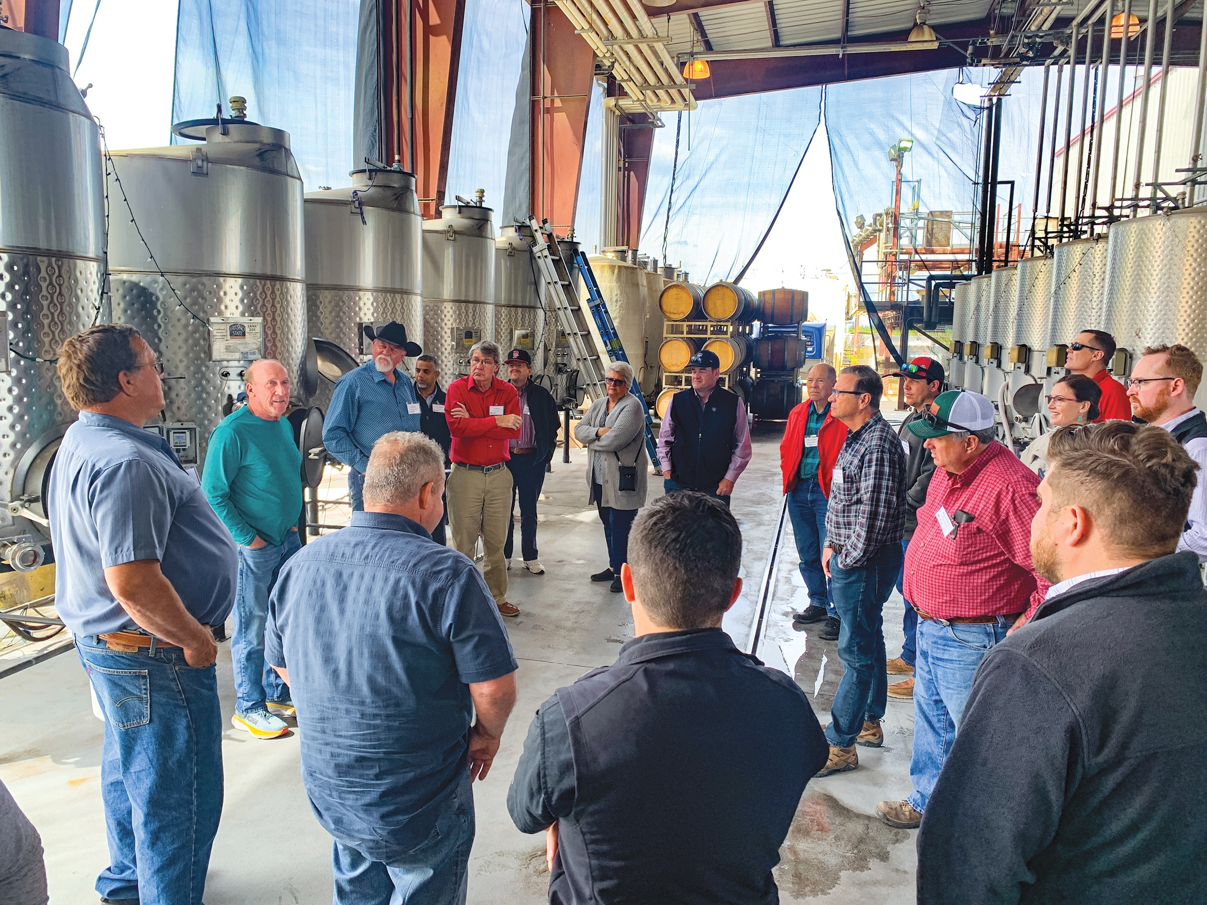 Fresno State Tour Touts Benefits for Farms