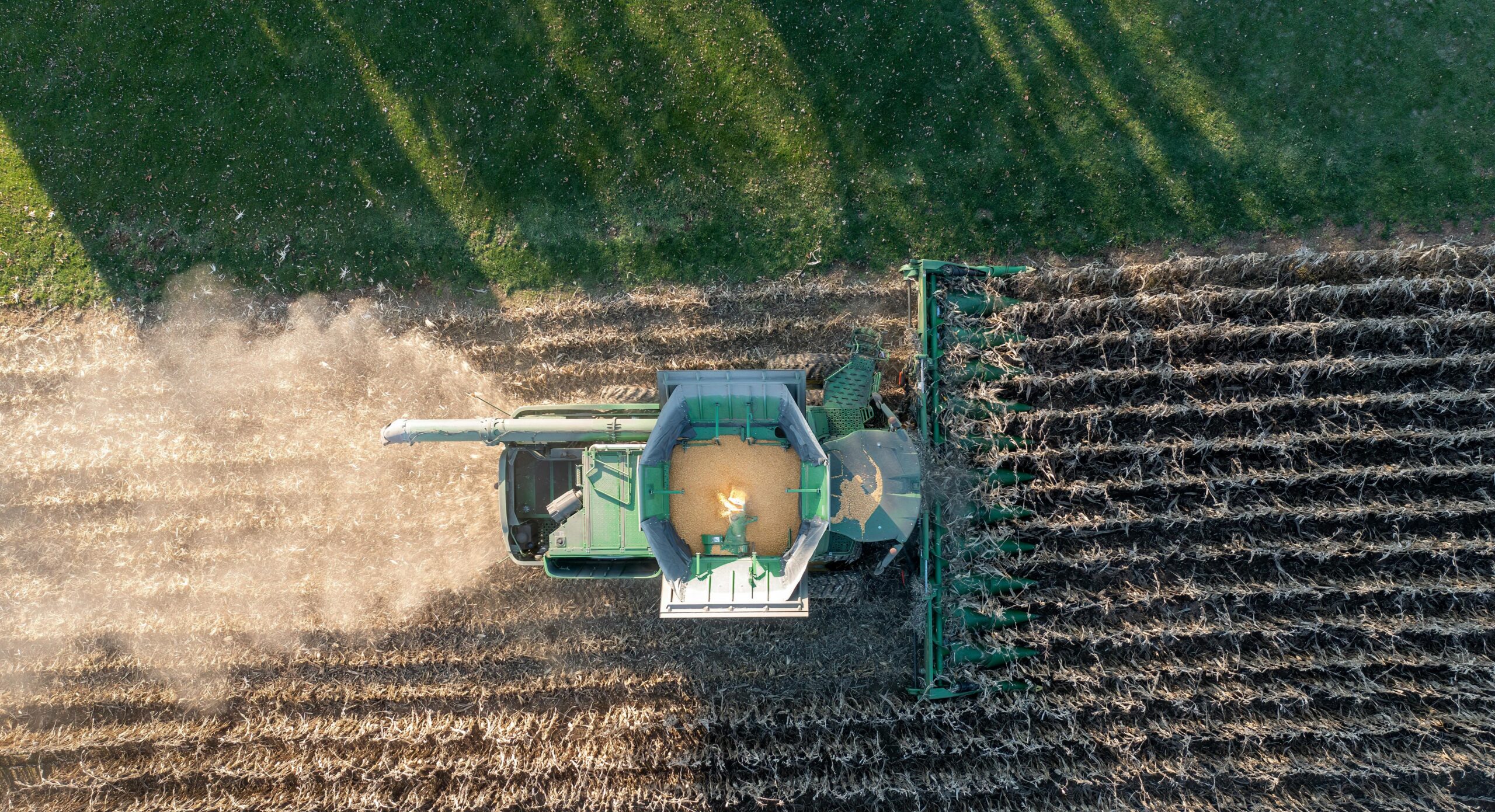 Smart Farm hayfield.