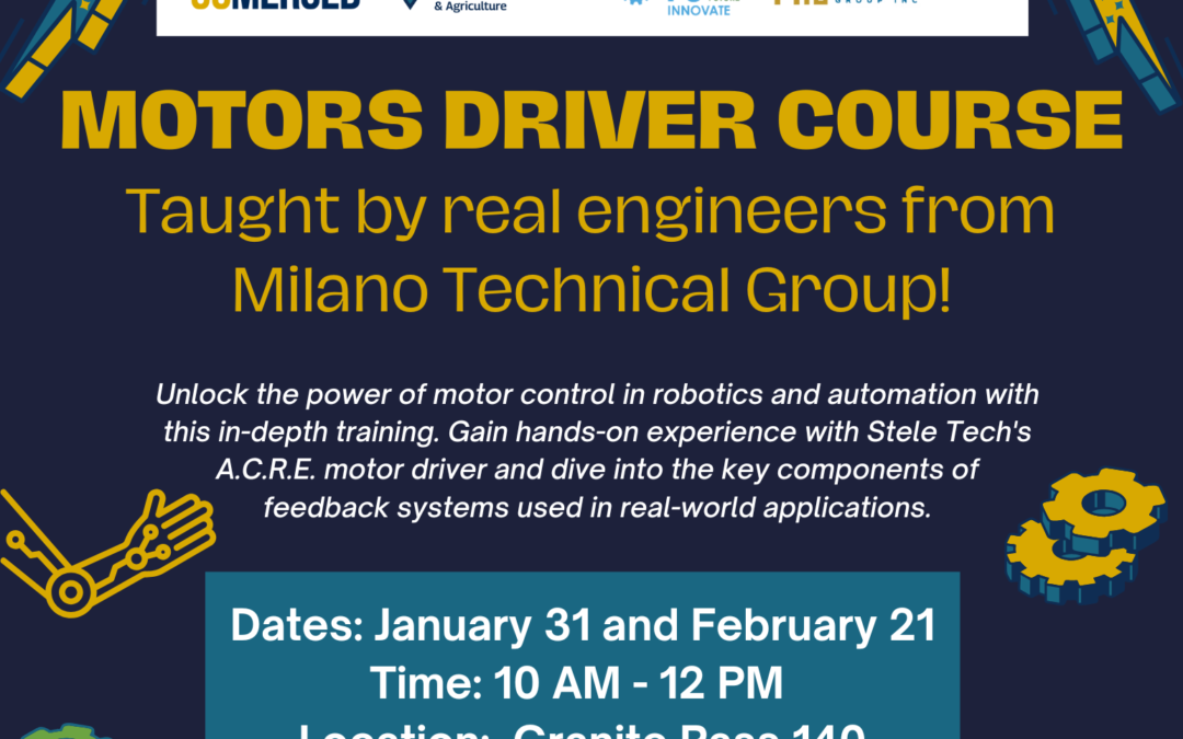 Motor Drivers Course at UC Merced